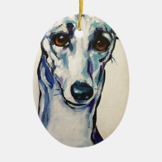 Italienisch Greyhound Keramikornament