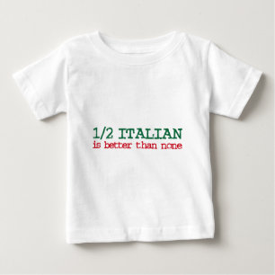 Italienisch halb baby t-shirt