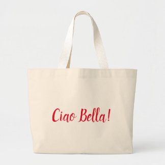 Italienisch Hallo Beautiful Jumbo Tote Bag Stoffbeutel