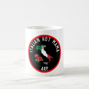 *~* Italienisch Hot MAMA Italien Karte Italienisch Kaffeetasse