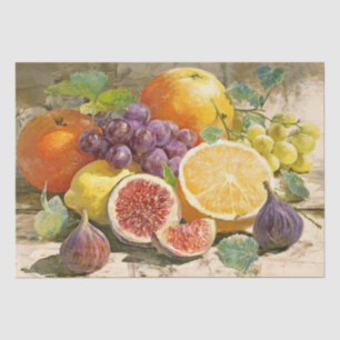 Italienisch inspiriertes Frucht-Collage Seidenpapi Seidenpapier