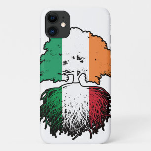 Italienisch-irische Tree-Roots-Flagge Case-Mate iPhone Hülle