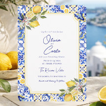 Italienisch mediterrane Hochzeit & Lemon