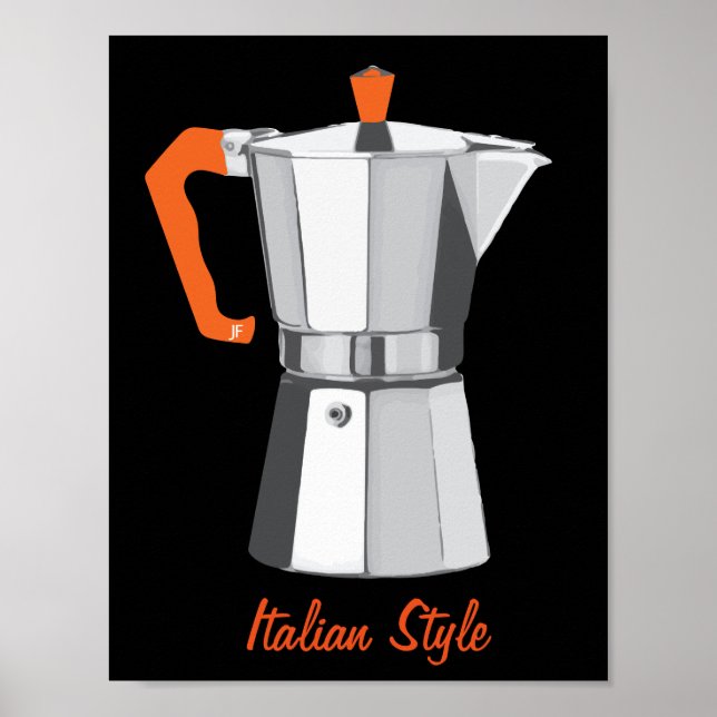 Italienisch Moka Poster (Vorne)