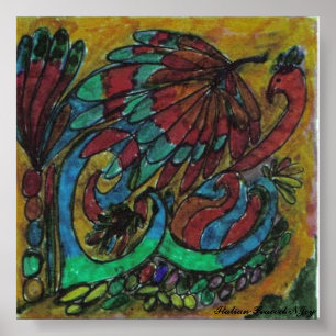 Italienisch Peacock NJoy Poster