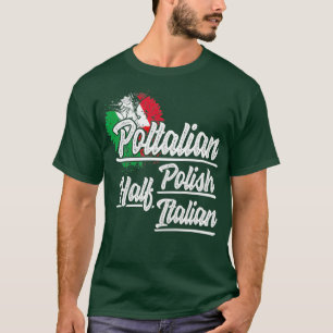 Italienisch-Polnisch T-Shirt