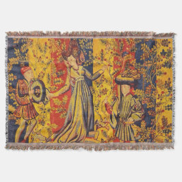 Italienisch Rot Gelb Chinoiserie Decke