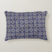 Italienisch-rustikale Tiles Azulejo Blue White Geo