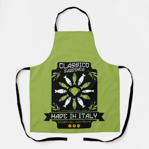 Italienisch Sardinien Art Printing Kitchen Geschen Schürze