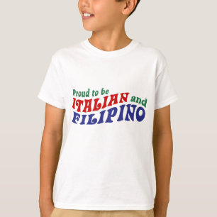 Italienisch und Philippino T-Shirt