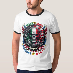 Italienisch von Blood American von Birth ItalianAm T-Shirt
