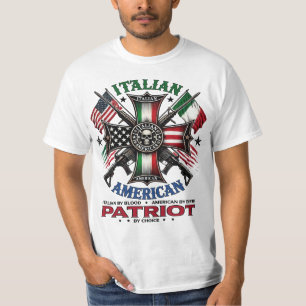 Italienisch von Blood American von Birth ItalianAm T-Shirt