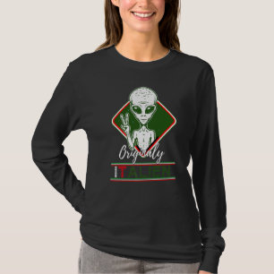 Italienische Alien Italien Pun Italien Moustach It T-Shirt