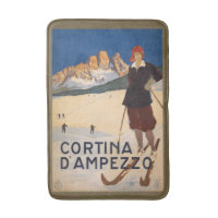 Italienische Alpen Vintage Travel Poster Badmatten