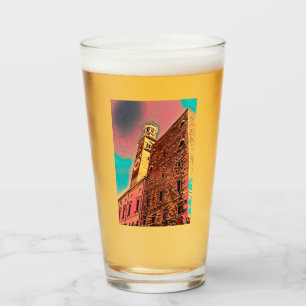 Italienische Architekturmalerei Glas