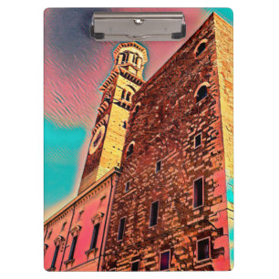 Italienische Architekturmalerei Klemmbrett