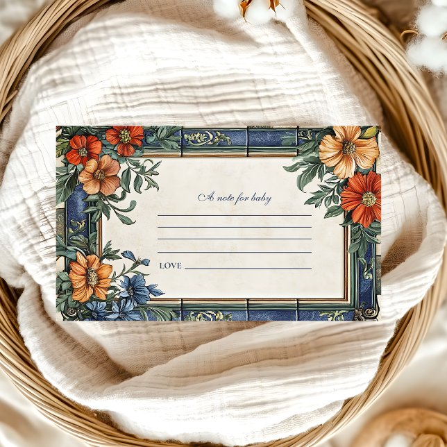 Italienische Babydusche für Baby Begleitkarte (Von Creator hochgeladen)