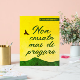 Italienische Bibelverse | Versetto Motivazionali Acrylschild