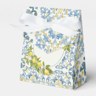 Italienische Blaue Fliesen-Limonelle Geschenkschachtel