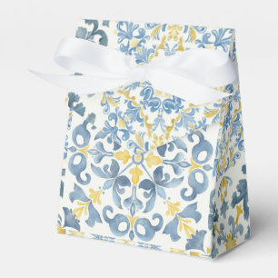 Italienische Blaue Fliesen-Limonelle Geschenkschachtel