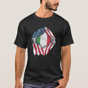 Italienische Blutflagge im Inneren Italiens T-Shirt