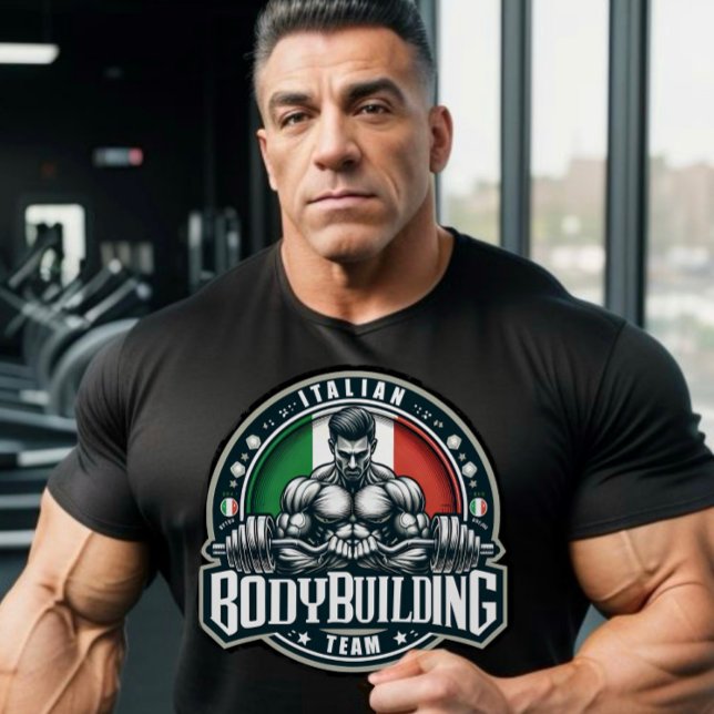 Italienische Bodybuilding T-Shirt (Von Creator hochgeladen)