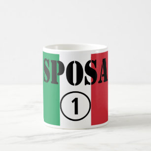 Italienische Bräute: Sposa Numero UNO Kaffeetasse