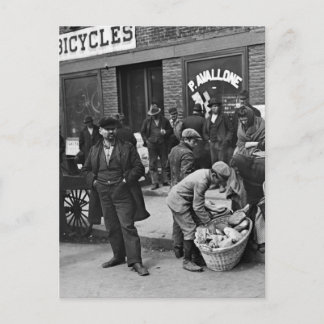 Italienische Brotverkäufer: 1900 Postkarte