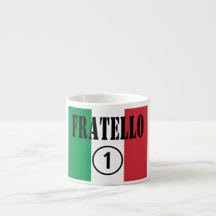 Italienische Brüder: Fratello Numero UNO Espressotasse