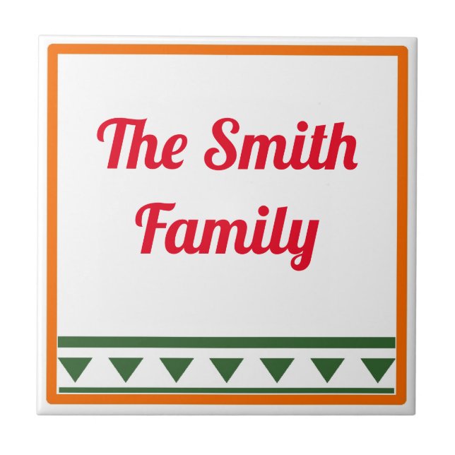 Italienische Buchstaben und Zahlen, Text bearbeite Fliese (Vorderseite)