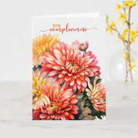 Italienische Chrysanthemen für November Geburtstag