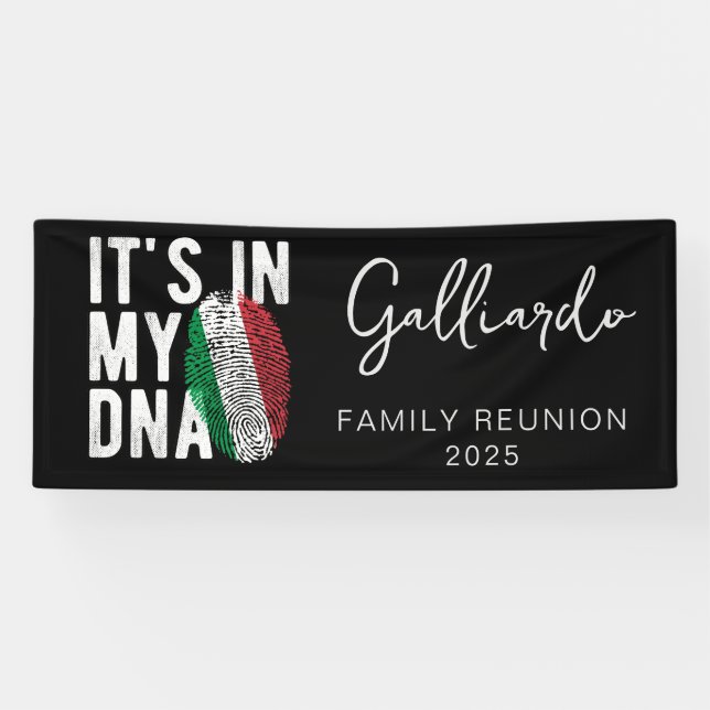 Italienische DNA-Familientreffen  Banner (Horizontal)