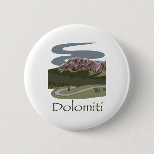Italienische Dolomiten Wanderdesign Reise Die Alpe Button