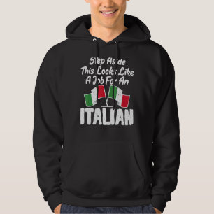 Italienische Fahne davor sieht aus wie ein Job für Hoodie