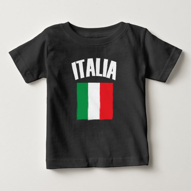 Italienische Fahne Flag Baby T-shirt (Vorderseite)