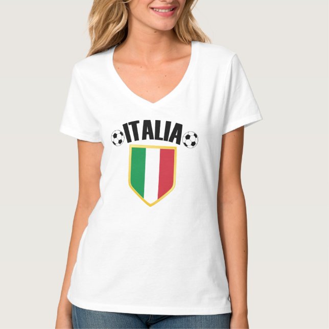Italienische Fahne Flag T-Shirt (Vorderseite)