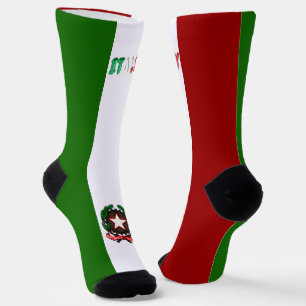 Italienische Fahnenwappen Socken