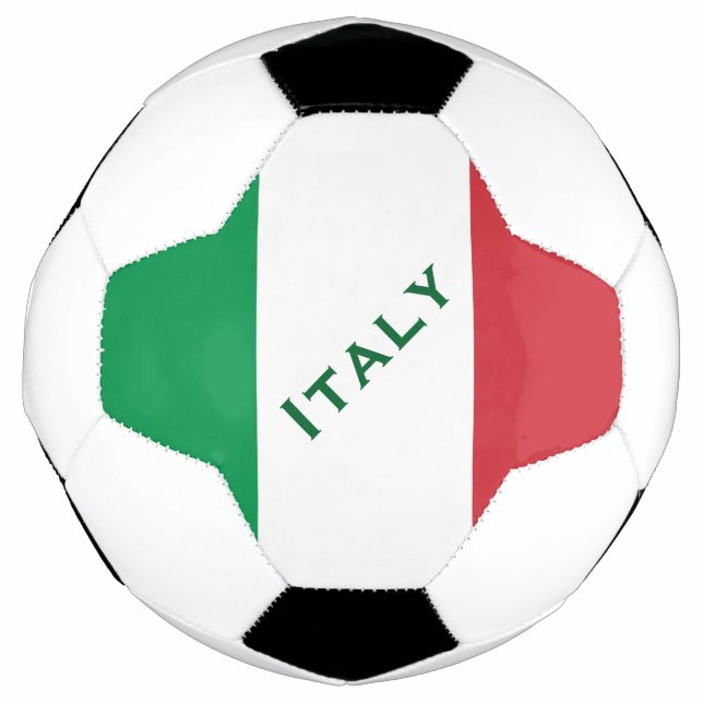 Italienische Flag-Fußballball Fußball (Vorderseite)