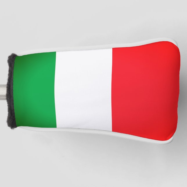 Italienische Flag Golf Head Cover Headcover (Vorderseite)