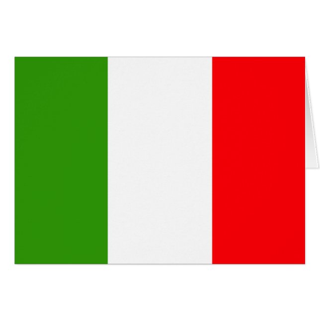 Italienische Flagge (Vorderseite (Horizontal))