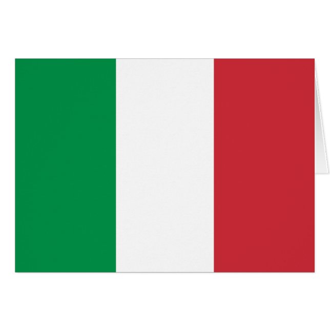 Italienische Flagge (Vorderseite (Horizontal))