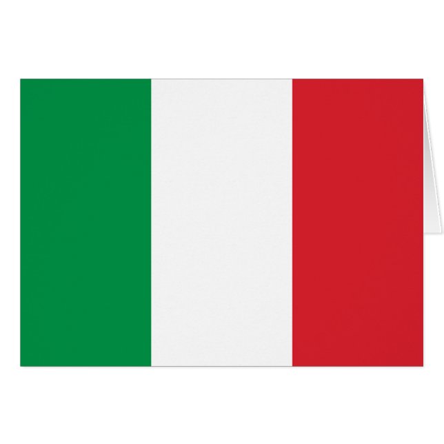 Italienische Flagge (Vorderseite (Horizontal))