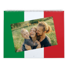 Italienische Flagge 2026 Kalender Personalizzato C