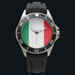 Italienische Flagge Armbanduhr<br><div class="desc">Erzählen Sie mit dieser italienischen Flag-Armbanduhr Zeit im Stil. Verfügbar in allen Stilen und Optionen. Macht ein großartiges Geschenk. Dieses Bild erscheint auch auf anderen Artikeln und kann in meinem Shop gefunden werden. Bilder/Fotografien und Designs werden erstellt und sind Eigentum von Künstler - Copyright ©2015 Gilda Axelrod. Weitere Designs in...</div>