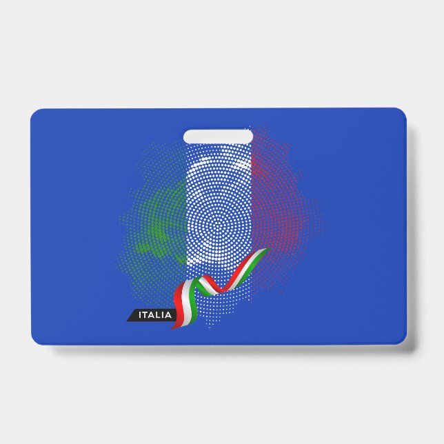 Italienische Flagge Ausweis (Vorderseite)