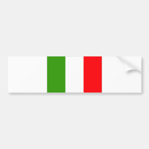 Italienische Flagge Autoaufkleber