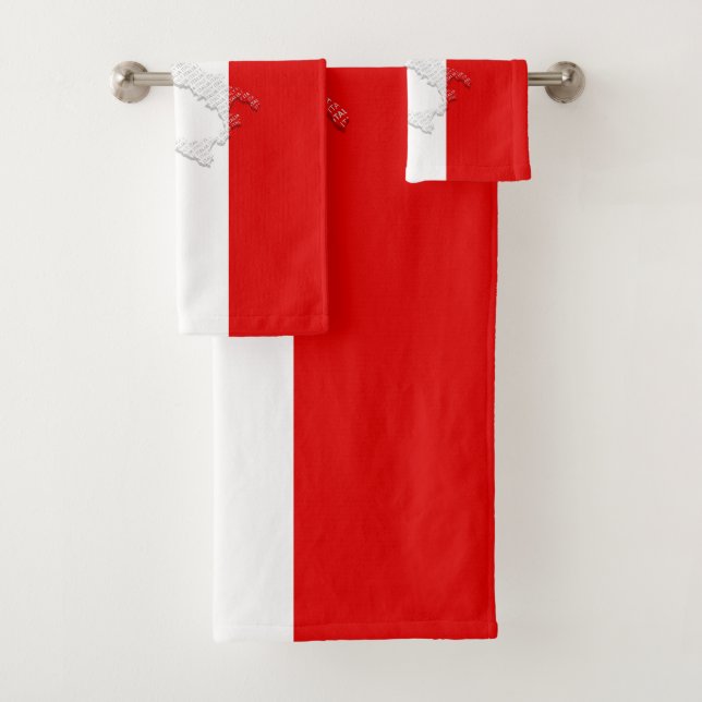 Italienische Flagge Badhandtuch Set (Insitu)