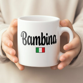 Italienische Flagge Bambina Tasse