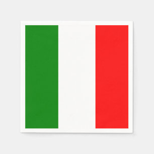 Italienische Flagge Bandiera d'Italia Napkin Serviette