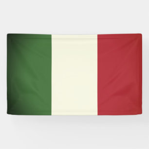 Italienische Flagge Banner